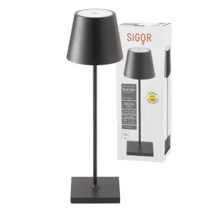 Επιτραπέζιος φωτιστικός με μπαταρία USB-C Sigor Nuindie image-1