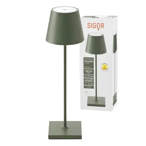 Επιτραπέζιος φωτιστικός με μπαταρία USB-C Sigor Nuindie image-1