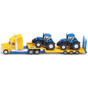 Car games - truck with tractors Siku New Holland image-2