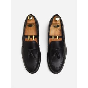 Leren mocassins met franjes Silbon image-2