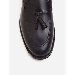 Leren mocassins met franjes Silbon image-6