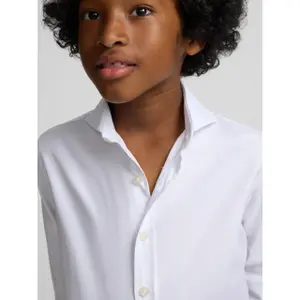 Child's long-sleeved shirt with single cuffs Silbon image-4