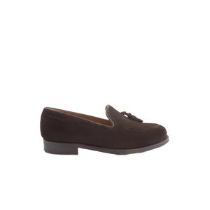 Classic suède kalfsleren loafers Silbon