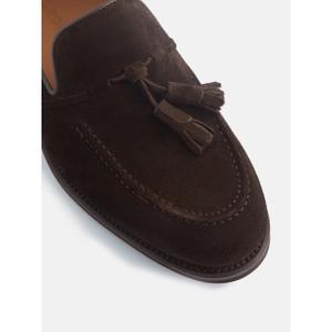 Classic suède kalfsleren loafers Silbon image-3