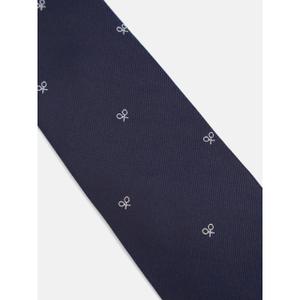 Cravatta con motivo racchetta ricamata Silbon image-1