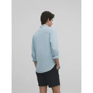 Camisa de ganga de mangas compridas Silbon regular fit image-4