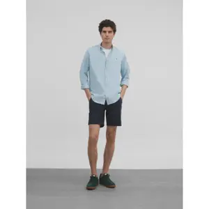 Camisa de ganga de mangas compridas Silbon regular fit image-1