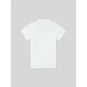 Classic embroidered polo with mini rackets for kids Silbon image-1