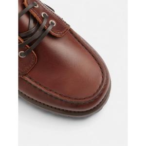 Zapatos de barco de cuero para niños Silbon image-4