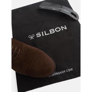 Klassieke nubuck leren derbies Silbon image-6