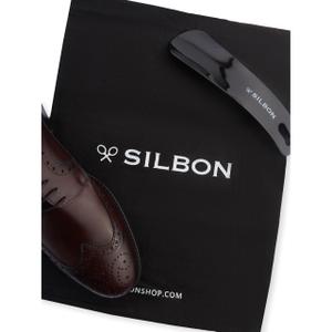 Geperforeerde klassieke kalfsleren derby's Silbon image-6