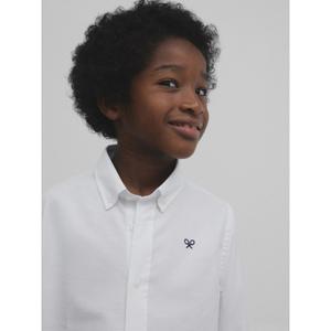 Children's long-sleeve oxford shirt Silbon image-1