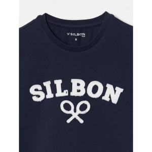 T-shirt estampado de raquete para criança Silbon image-2