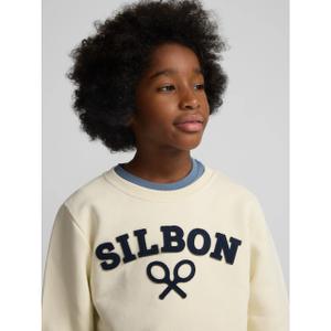 Sweatshirt com estampa de raquete para criança Silbon image-4
