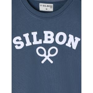 Sweatshirt com estampa de raquete para criança Silbon image-2