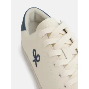 Zapatillas de cuero clásicas con un parche de raqueta Silbon image-5