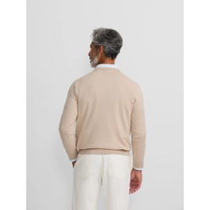 Polo col V classico ricamato con racchetta da tennis sul petto Silbon image-5