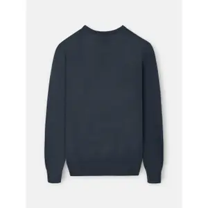 Klassischer Rundhalsausschnitt-Pullover mit Tennisstickerei Silbon image-3