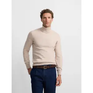 Jersey de cuello alto de algodón con bordado de raqueta Silbon image-3