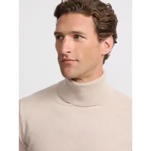 Jersey de cuello alto de algodón con bordado de raqueta Silbon image-4