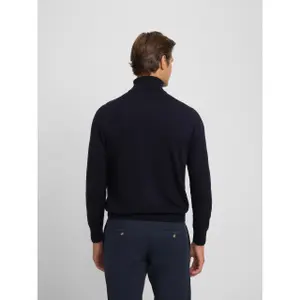 Jersey de cuello alto de algodón con bordado de raqueta Silbon image-5