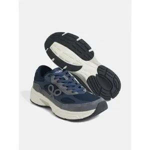 Wildlederschuhe mit perforiertem Textil Silbon image-3