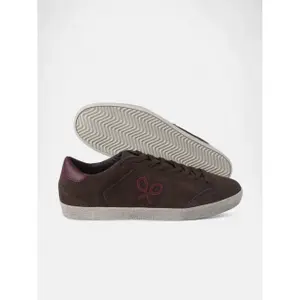 Einfache Wildleder Sneakers Silbon image-1