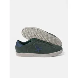 Einfache Wildleder Sneakers Silbon image-2