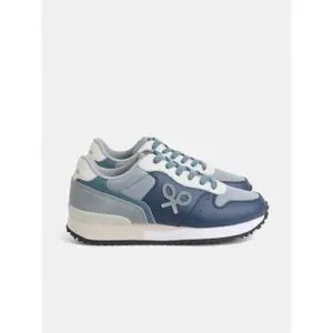 Leren sneakers met rubberen zool Silbon image-1