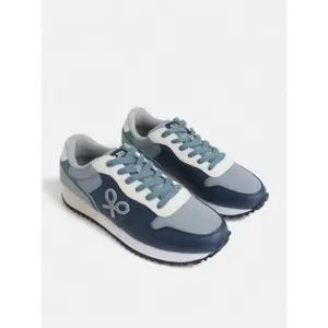 Leren sneakers met rubberen zool Silbon image-2