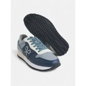 Leren sneakers met rubberen zool Silbon image-3