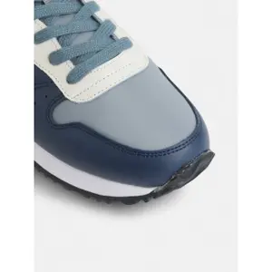 Leren sneakers met rubberen zool Silbon image-6