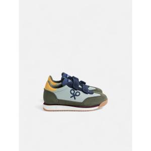 Zapatillas de piel de ante con velcro para niño Silbon image-1