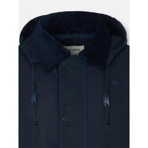 Langt voksaktig frakke Silbon image-1