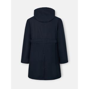 Langt voksaktig frakke Silbon image-5