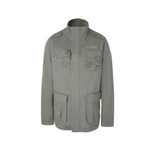 Militaire jas met katoenen patch Silbon