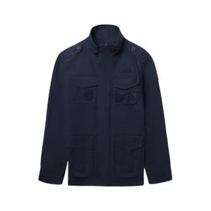 Chaqueta militar con parche de algodón Silbon