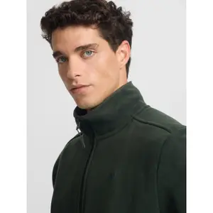 Felpa con zip classica Silbon image-6