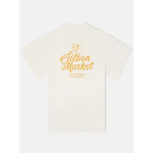 T-shirt en coton avec coupe decontracté Silbon image-3