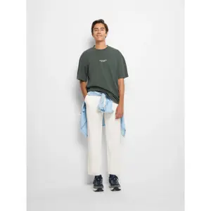 T-Shirt mit lockerer Passform und Museum-Motiv Silbon image-1
