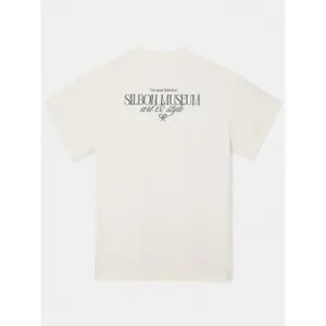T-Shirt mit lockerer Passform und Museum-Motiv Silbon image-2