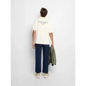 T-Shirt mit lockerer Passform und Museum-Motiv Silbon image-3