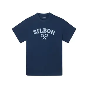 T-Shirt mit lässigem Schnitt und Schläger-Muster Silbon image-0