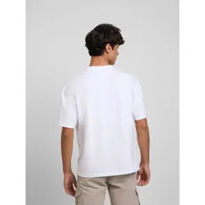 T-Shirt mit lässigem Schnitt und Schläger-Muster Silbon image-3