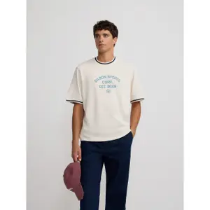 T-Shirt mit Aufdruck "Sports Corp Est 2009" Silbon image-1