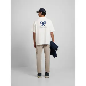 T-Shirt mit Tennisverein-Motiv Silbon image-5