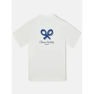 T-Shirt mit Tennisverein-Motiv Silbon image-4