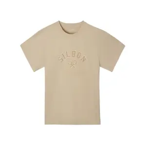 T-shirt avec coupe decontracté au motif "Oversized " Silbon image-0