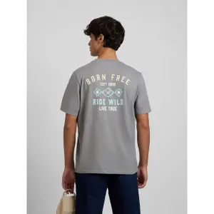 T-Shirt Silbon Born Free image-3