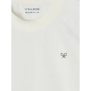 T-Shirt mit lässiger Passform und Original-Motiv Silbon image-6